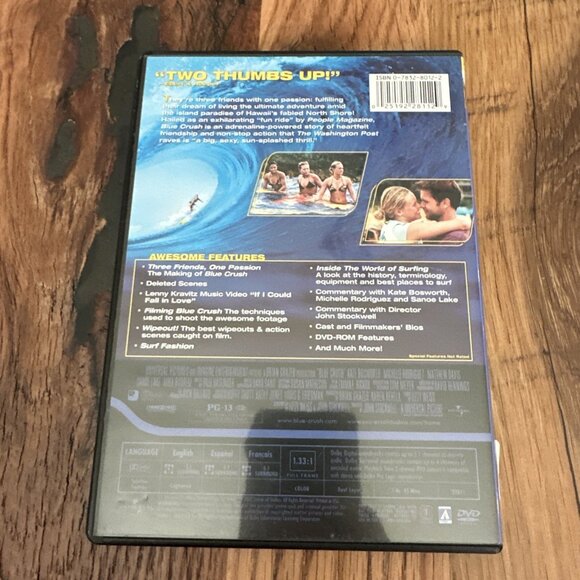 Blue Crush DVD Tested working rated pg-13 surfing beachy - Picture 2 of 6